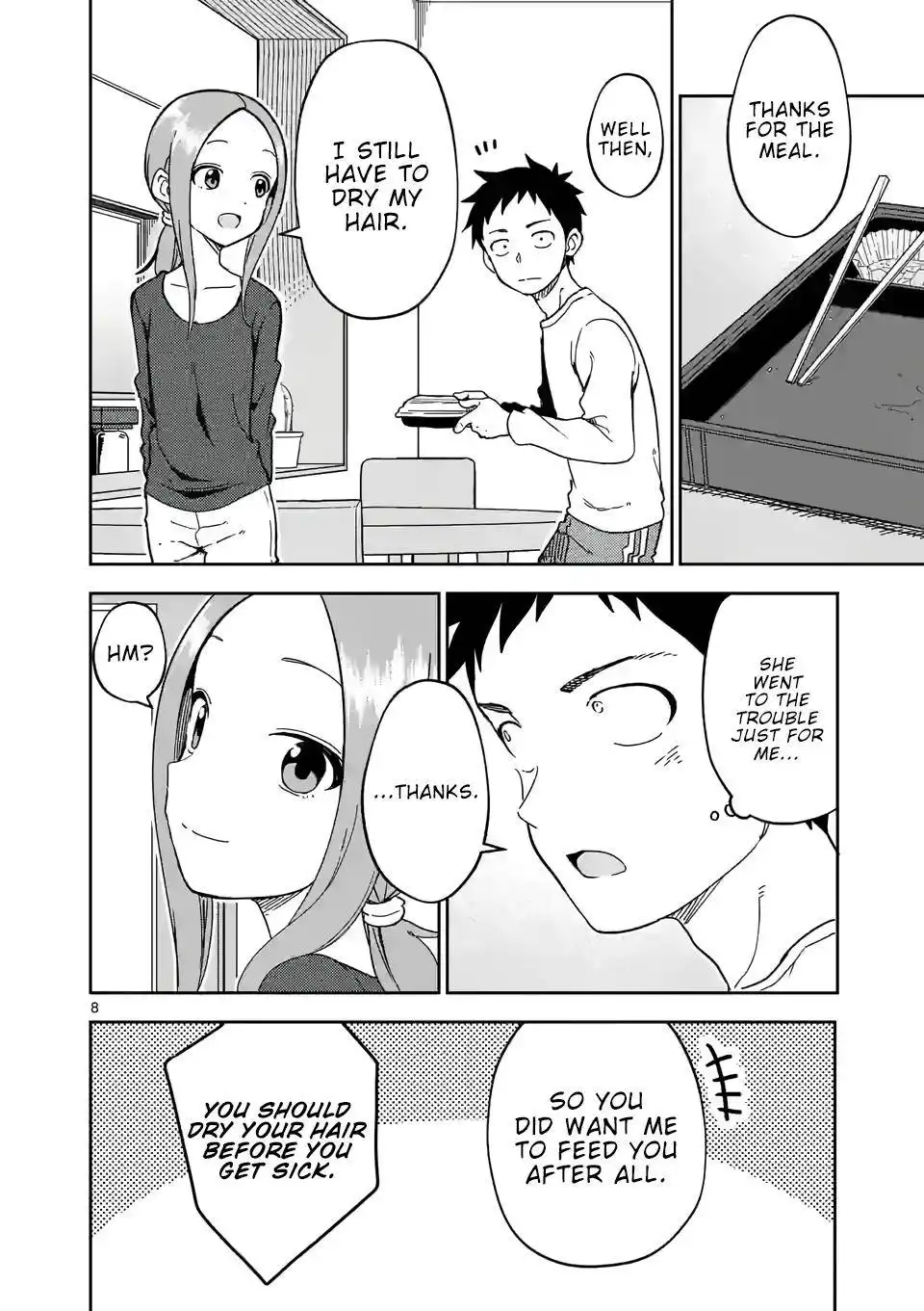 Karakai Jouzu no (Moto) Takagi-san Chapter 207 8